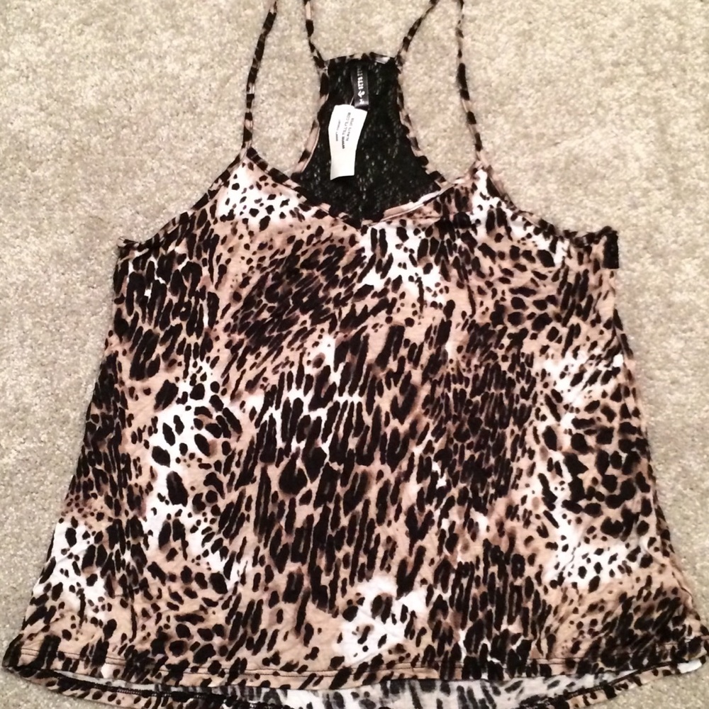 NWT Full Tilt Leopard Tank